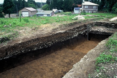 東第Ⅱ号貝塚（発掘調査時）.JPG