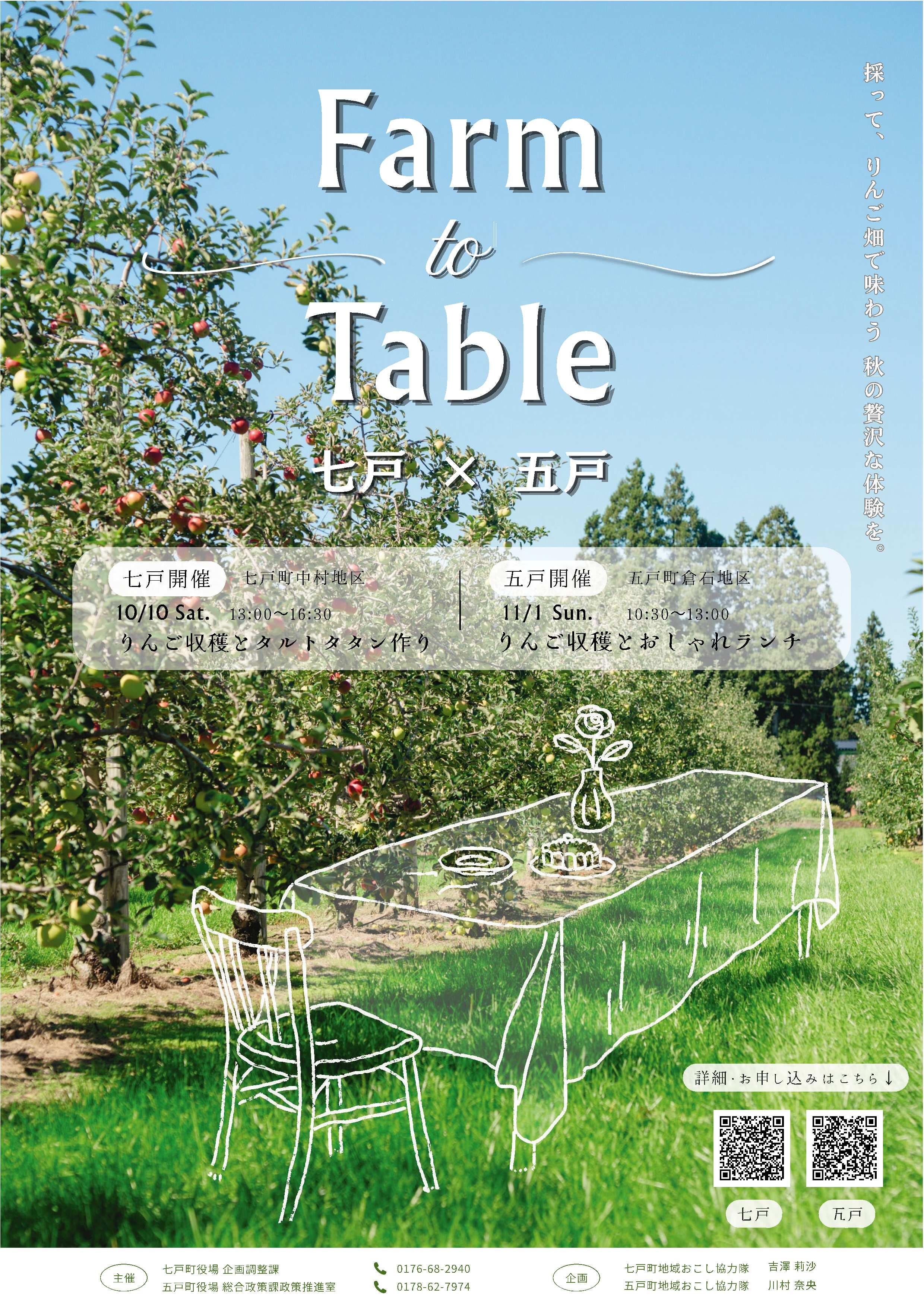 Farm to Table 七戸×五戸